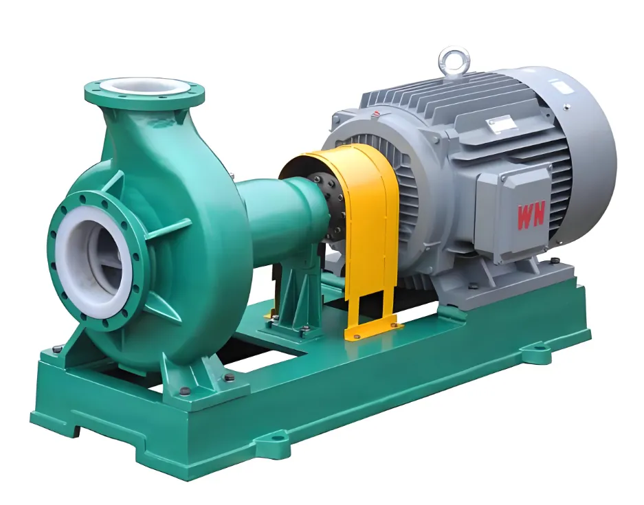 IHF Series fluor plast kemisk centrifugalpumpe